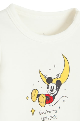 Ensemble 5 pièces Mickey Disney - Blanc et rouge