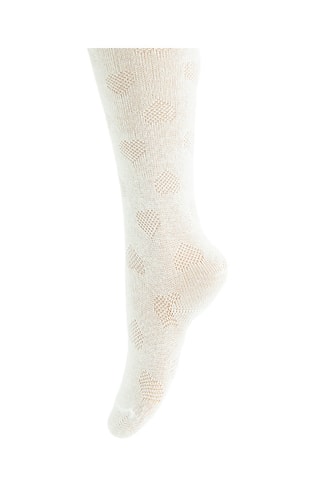 2 collants en coton biologique - Ecru