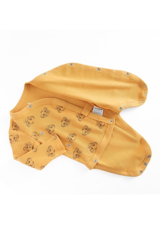 2 Rompertjes The Lion King Disney - Ecru en Mosterdgeel