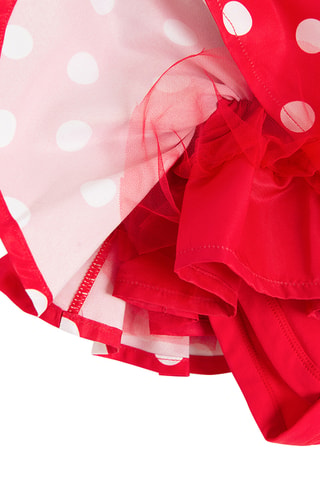 Bonnet à oreilles et body-robe Minnie Disney - Noir et rouge