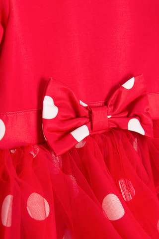 Bonnet à oreilles et body-robe Minnie Disney - Noir et rouge