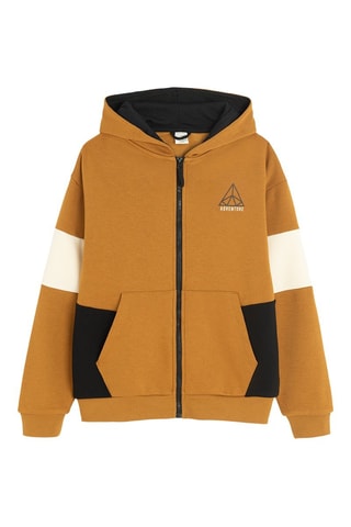 Sweater met Capuchon - Bruin