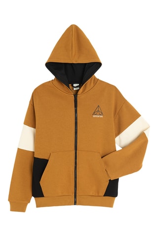 Sweater met Capuchon - Bruin