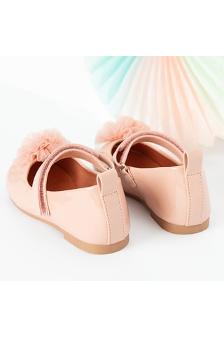 Gelakte Ballerina’s - Poederroze
