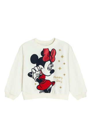 Sweater Minnie Disney - Ecru