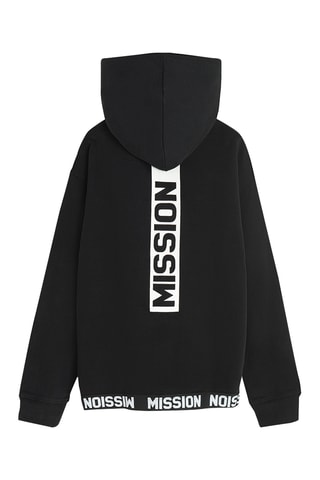 Sweater met capuchon NASA - Zwart