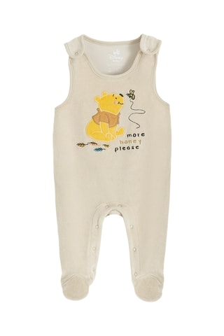 Rompertje en Boxpakje Winnie de Poeh Disney- Wit en Beige