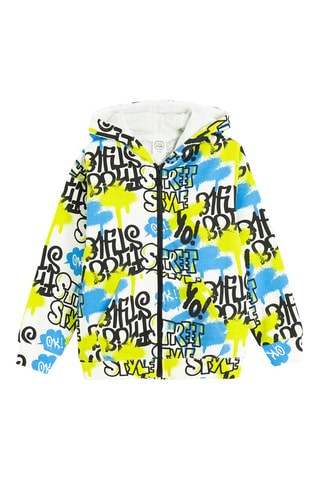 Sweater met capuchon - Wit