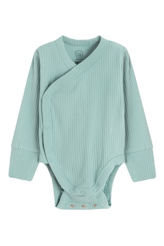 Body et pantalon en coton biologique - Ciel