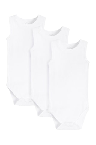 3 Rompertjes - Wit