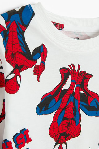 3 t-shirts Spider-Man Avengers Marvel - Noir et blanc