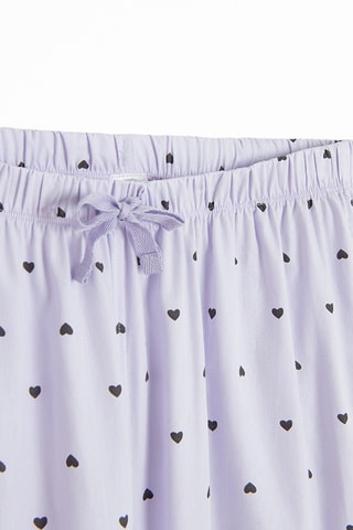 2 pantalons - Rose et violet