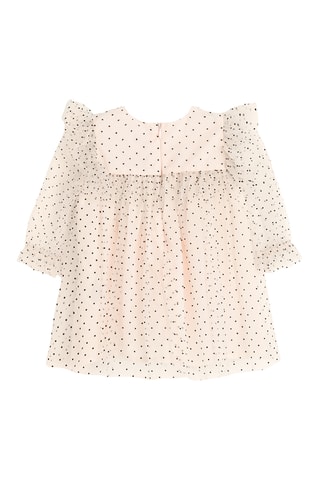 Robe plumetis - Beige