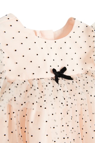Robe plumetis - Beige