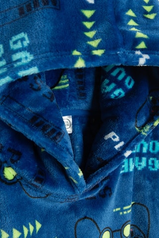 Poncho à capuche de pyjama - Bleu marine