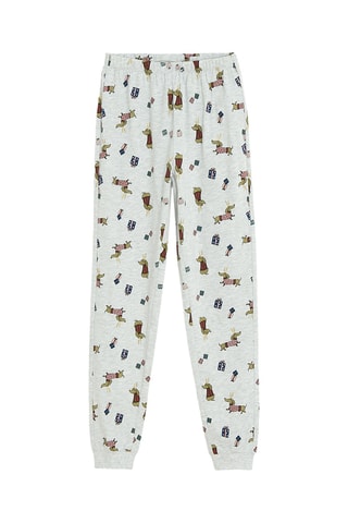 Pyjama - Bordeaux et gris