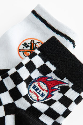 5 paires de chaussettes - Noir et blanc
