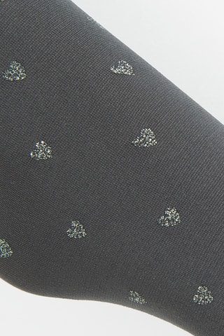 2 collants - Gris et blanc