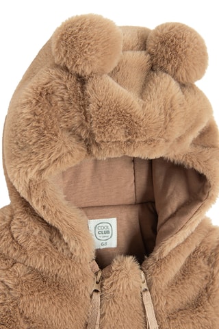 Combipilote à capuche à oreilles - Marron clair