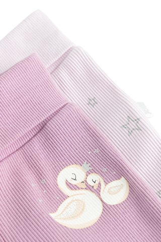 2 pantalons de pyjama - Violet et mauve