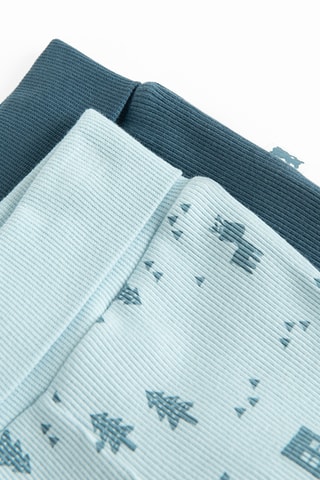 2 pantalons de pyjama - Bleu