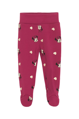 2 pantalons Minnie Disney - Bordeaux et nude