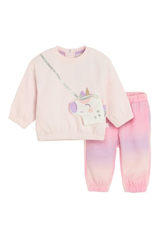 Sweat et jogging tie and dye - Rose clair et rose foncé