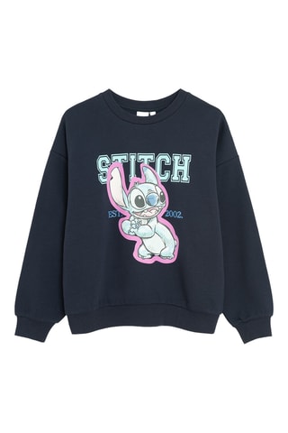 Sweater Stitch Lilo en Stitch Disney - Marineblauw