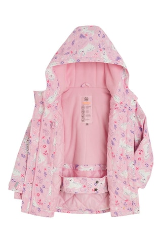 Veste de ski à capuche - Rose