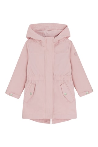 Parka à capuche 2-en-1 - Rose et bleu marine