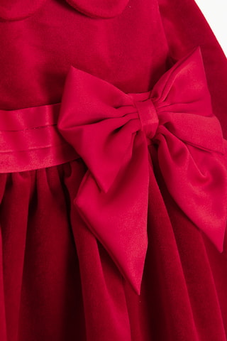 Robe en velours - Rouge