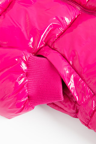 Doudoune à capuche - Fuchsia