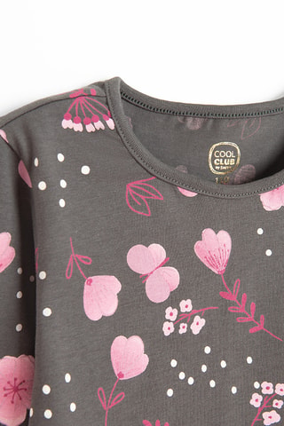 2 T-shirts - Roze en Zwart