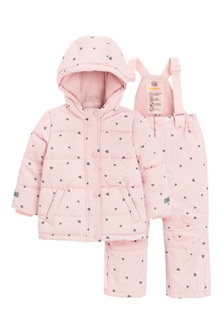 Doudoune et pantalon de ski - Rose