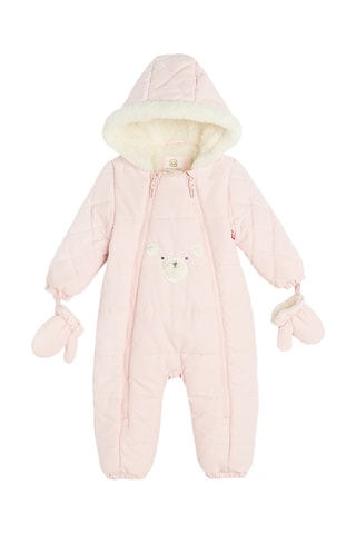 Combipilote à capuche - Rose pâle