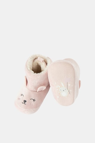 Chaussons fourrés - Rose