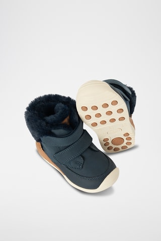 Bottines fourrés - Bleu marine