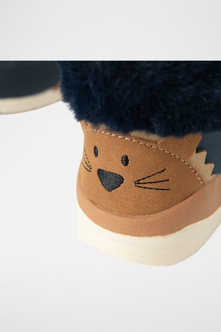 Bottines fourrés - Bleu marine