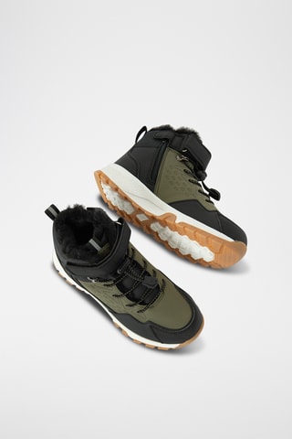 Bottines fourrées - Kaki