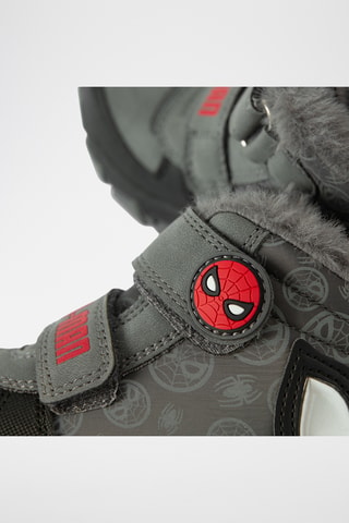 Boots fourrés Spider-Man Avengers Marvel - Gris