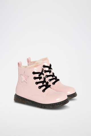 Bottines fourrées - Rose