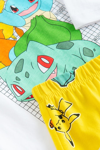 Pyjama Pokémon - Blanc et jaune