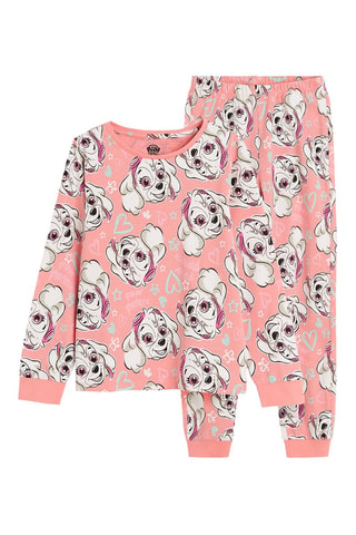 Pyjama Stella Pat’ Patrouille - Corail et blanc