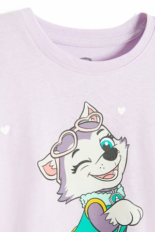 3 T-shirts Paw Patrol - Roze en Paars