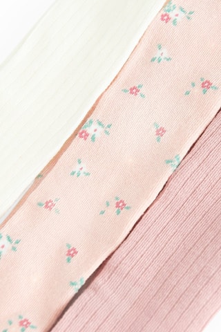 3 paires de collants - Rose
