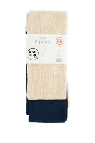 2 paires de collants - Beige