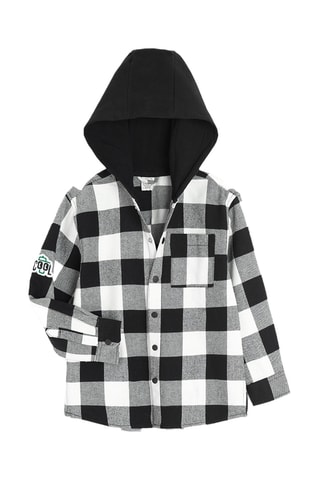 Chemise à capuche - Noir
