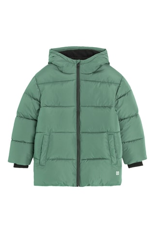 Doudoune à capuche - Vert menthe