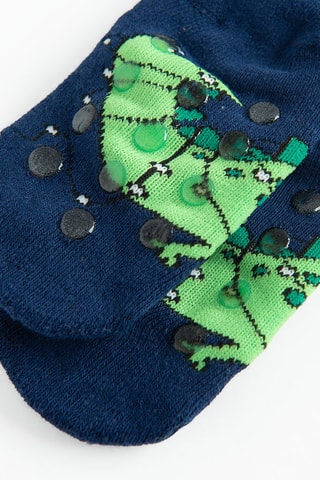 2 paires de chaussettes antidérapantes - Bleu marine