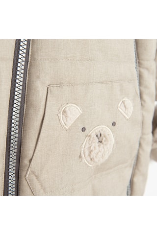 Combipilote à capuche - Beige